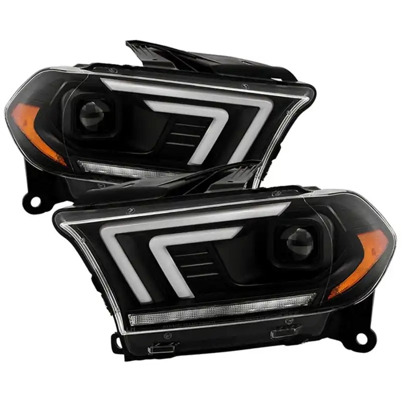 Handmade Spyder Black Projector Headlights: Dodge Durango 2011-2013