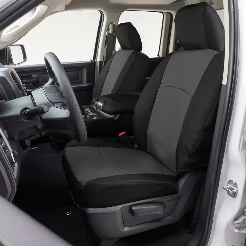 Covercraft Endura PrecisionFit Custom Second Row Seat Covers: Ram 1500 2019-2025 - Charcoal/Black Exclusive Offer