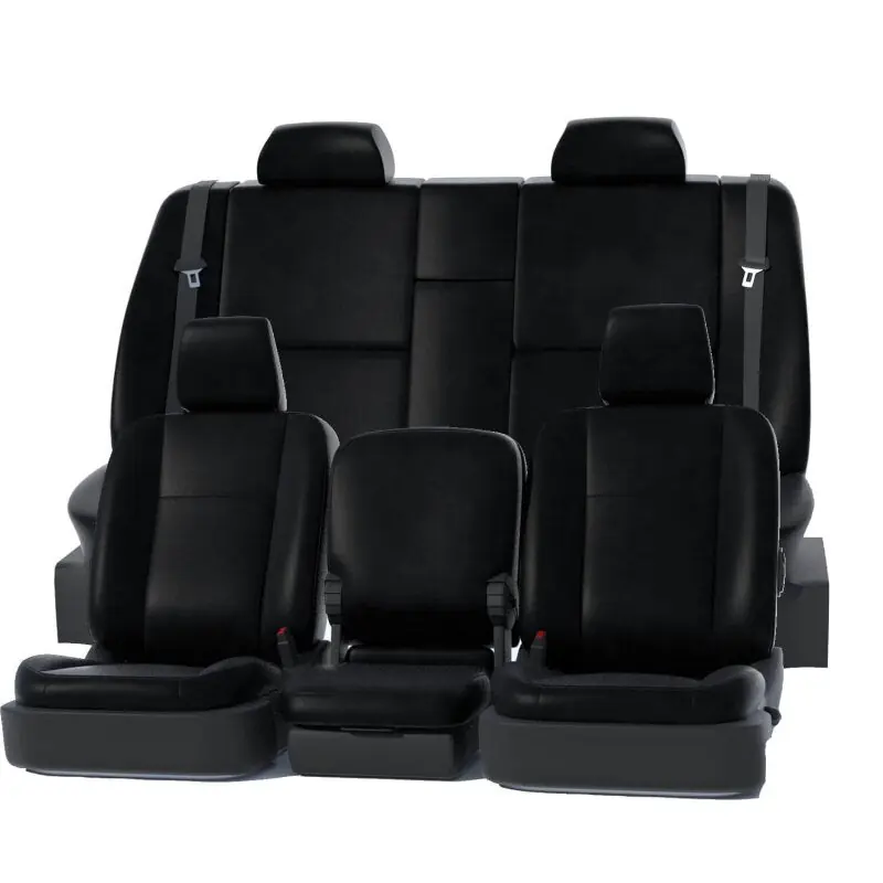 Covercraft Leatherette PrecisionFit Custom Front Row Seat Covers (FRONT): Dodge Challenger 15-23 - Black Express Delivery