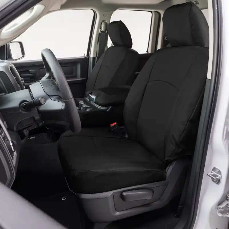 Covercraft Endura PrecisionFit Custom Second Row Seat Covers: Ram 1500 / 2500 / 3500 2011-2018 - Black/Black Fresh Stock