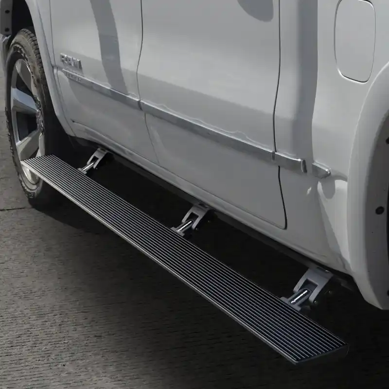 Go Rhino Electric Running Board Kit (NO DRILL): Fits Most Ram 1500 Models (2019-2026) - Textured Black Brand New