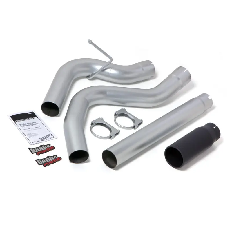 Banks Power Monster Stainless Steel Single Exhaust System w/ Black Tip: Fits Most Ram 1500 / 1500 Classic Models (2011-2024) Handmade