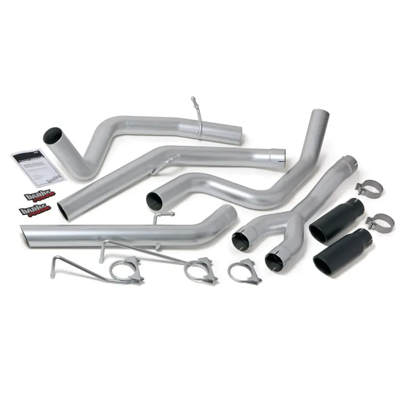 Banks Power Monster Stainless Steel Dual Exhaust System w/ Black Tips: Fits Most Ram 1500 / Classic Models (2011-2024) Buy Today