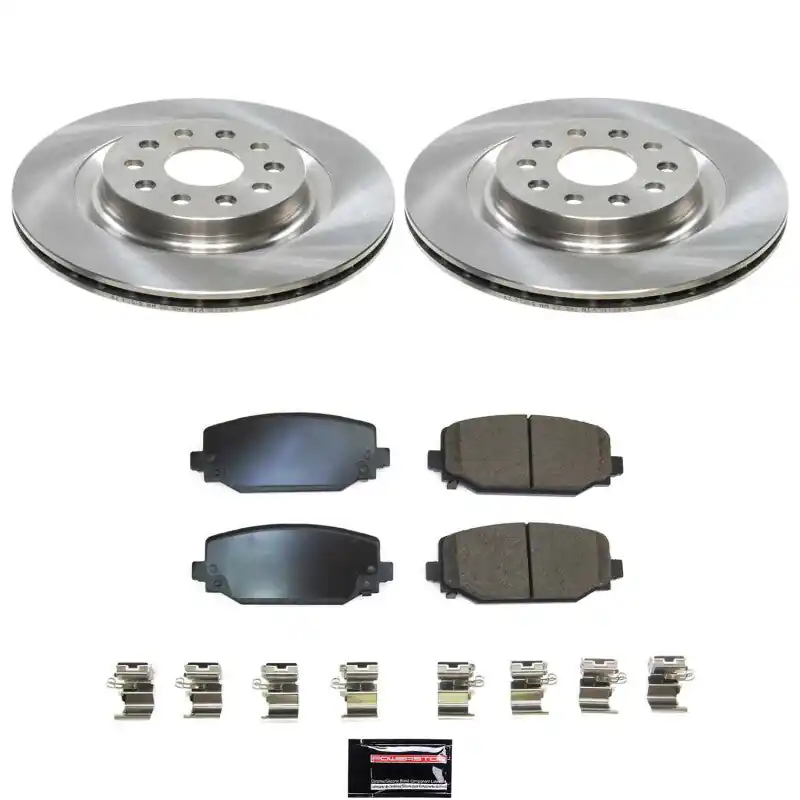 PowerStop Z17 Evolution Plus Ceramic Brake Kit (REAR): Jeep Grand Cherokee (2022-2026) w/ Hardware Fan Favorite
