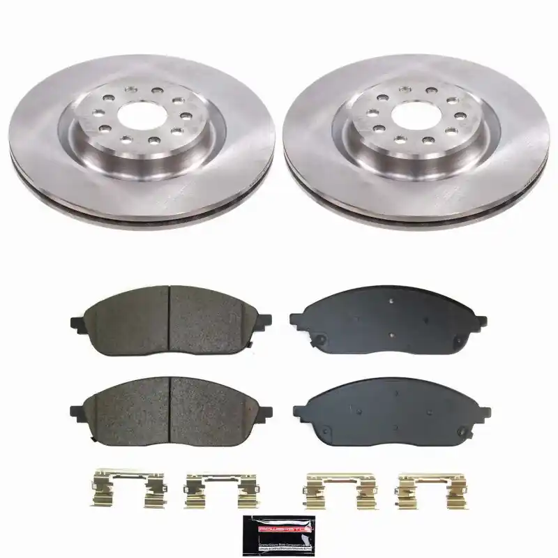 PowerStop Z17 Evolution Plus Ceramic Brake Kit (FRONT): Jeep Grand Cherokee (2022-2026) w/ Stainless Steel Hardware Next Day Delivery