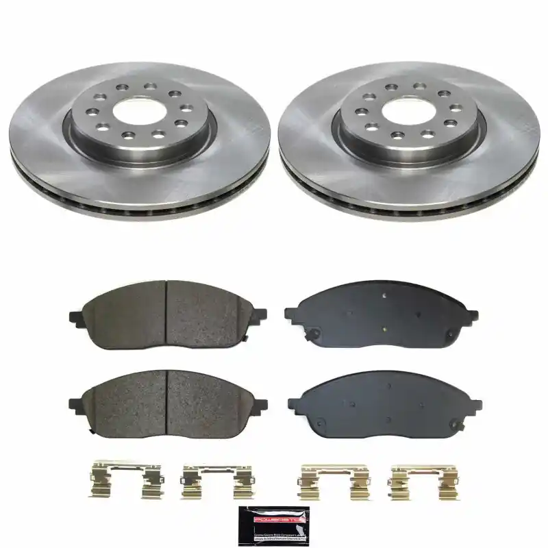 Best Seller PowerStop Z17 Evolution Plus Ceramic Brake Kit (FRONT): Jeep Grand Cherokee (2022-2026) w/ Hardware