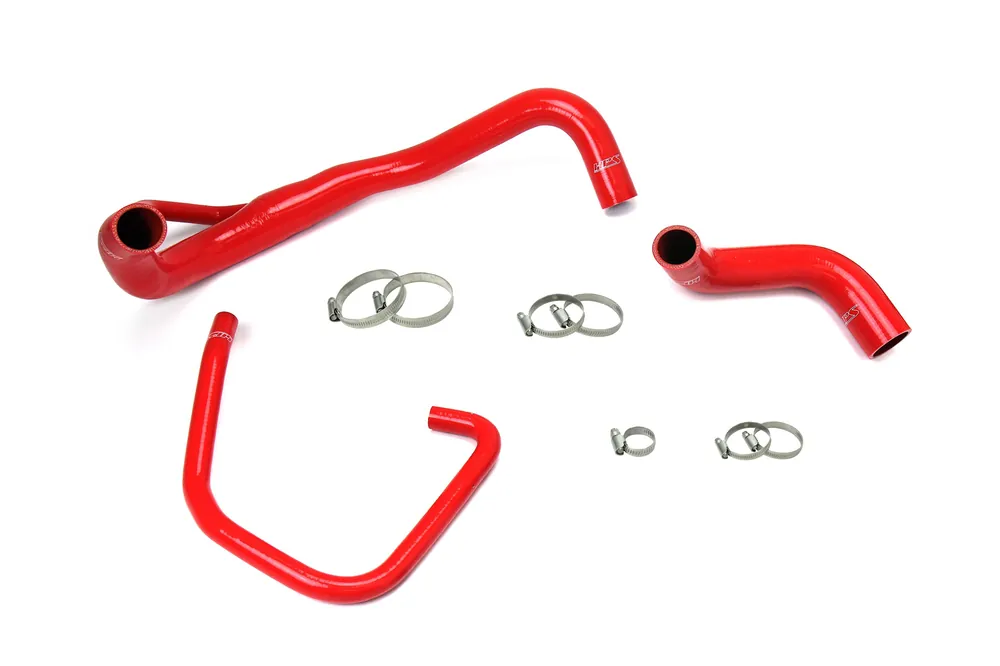 While Supplies Last HPS High Temp Reinforced Silicone Radiator Coolant Hose Kit: Dodge Charger 5.7L V8 Pursuit (2011-2018) - Red