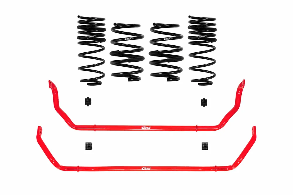 Eibach Pro Plus Coil Spring Lowering Kit + Front & Rear Sway Bar Kit for 2017-2020 Fiat 124 Spider Top Rated