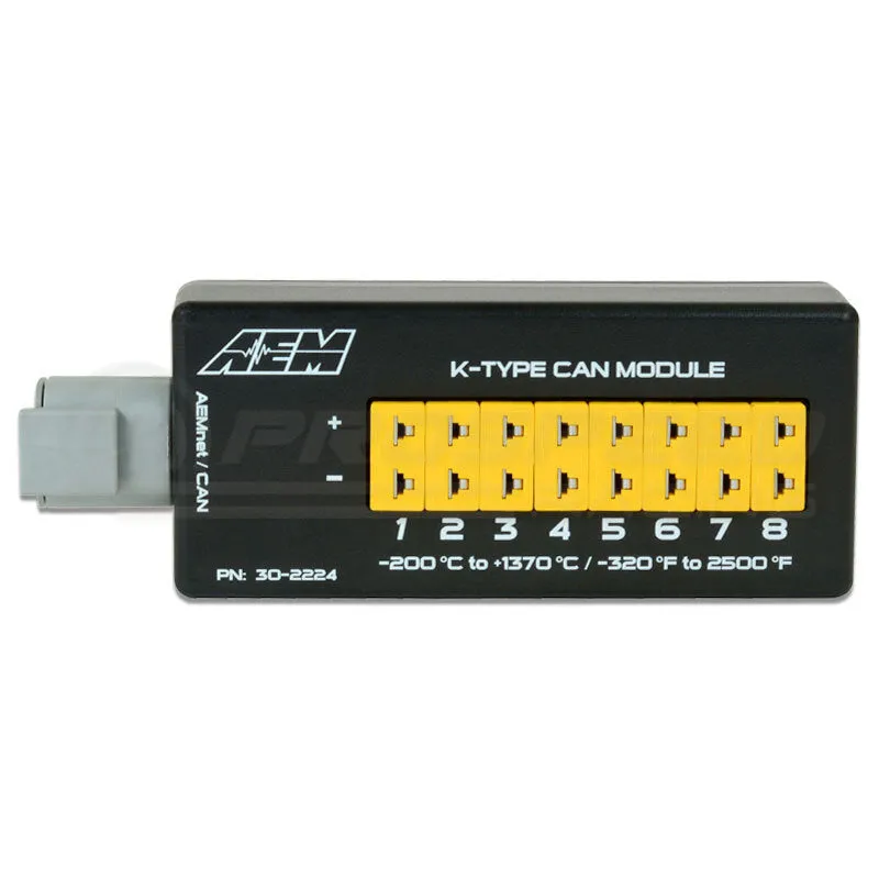 Super Sale AEM 8-Channel K-Type Thermocouple EGT/Temperature Sensor Module