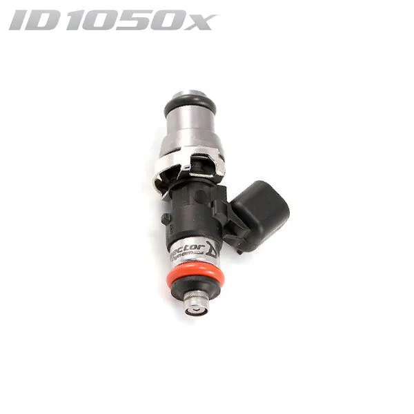 Best Price Injector Dynamics ID1050-XDS 48mm Single Injector w/14mm Grey Adaptor Top, 15mm Lower O-Ring