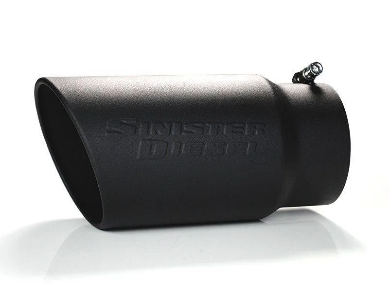 Wholesale Sinister Diesel Universal Black Ceramic Coated Stainless Steel Exhaust Tip (5in to 6in)