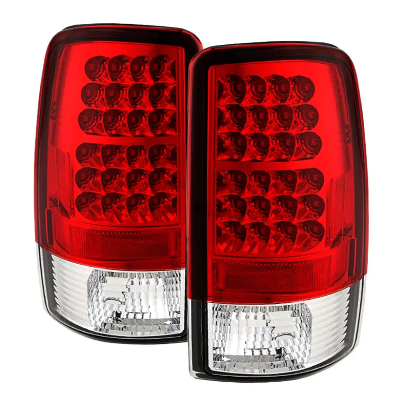 Buy Online Spyder Chevy Suburban/Tahoe 1500/2500 00-06 LED Tail Lights Red Clear ALT-YD-CD00-LED-RC