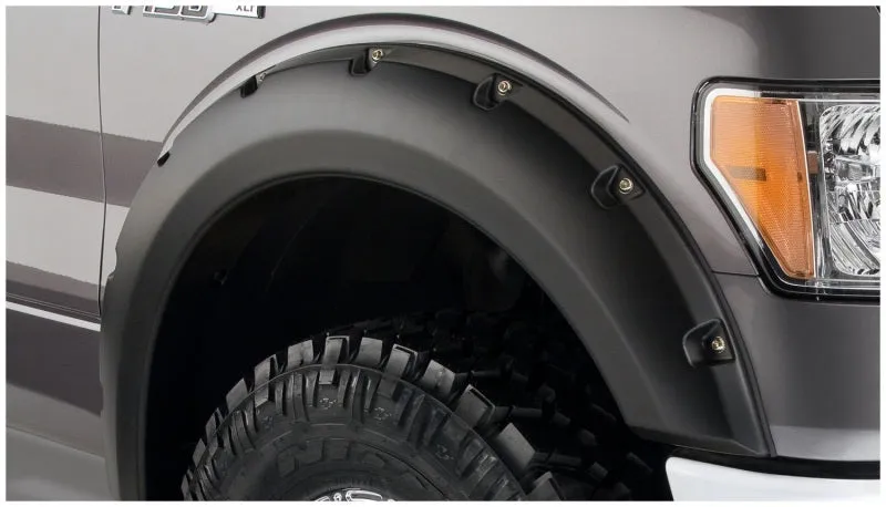 Save Now Bushwacker 11-16 Ford F-250 Super Duty Pocket Style Flares 2pc - Black