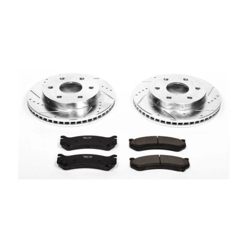 Genuine Power Stop 02-06 Cadillac Escalade Front Z23 Evolution Sport Brake Kit