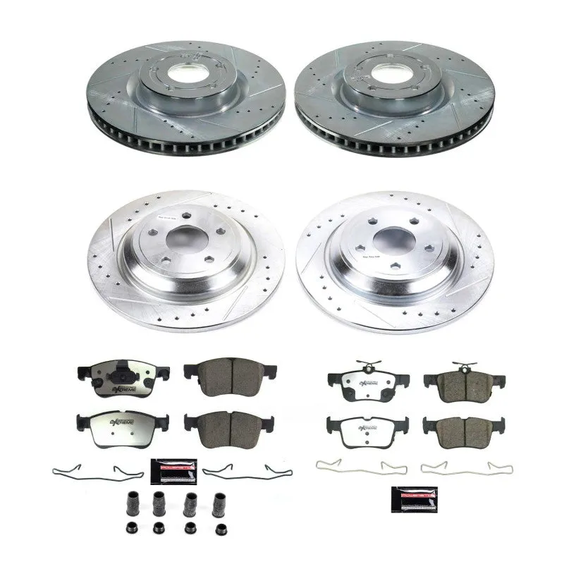 While Supplies Last Power Stop 21-22 Ford Bronco Sport Front & Rear Z36 Truck & Tow Brake Kit