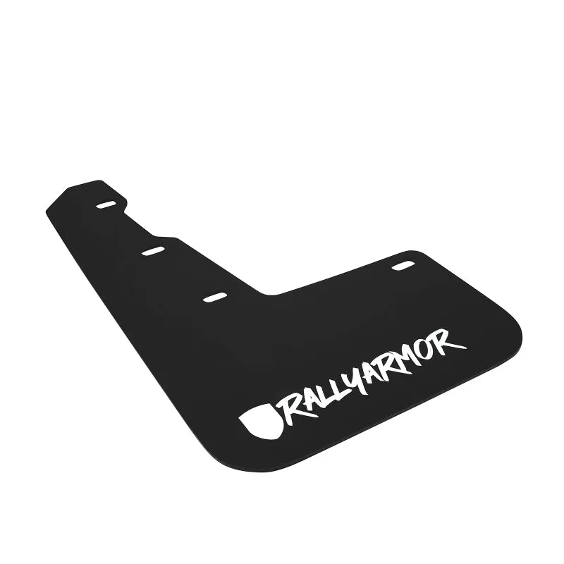 Editor’s Pick Rally Armor 15-21 Subaru WRX/STI Black Mud Flap White Altered Font Logo