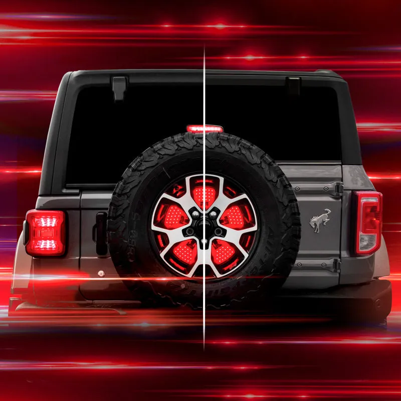 Flash Sale XK Glow Bronco 5th Wheel Light w/ Brake, Running, Reverse and Turn Signal Lights