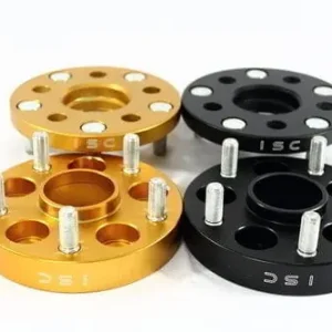ISC Suspension 15mm Wheel Adapters - 5x100- 5x114, Gold (2 Pair) for 2020-2021 Subaru WRX/STI Luxury