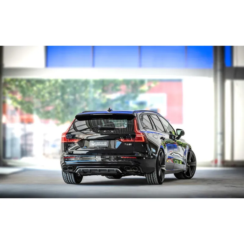 Heico Quad Exhaust Tips and Diffuser, S60/V60 T6/T8 Last Chance