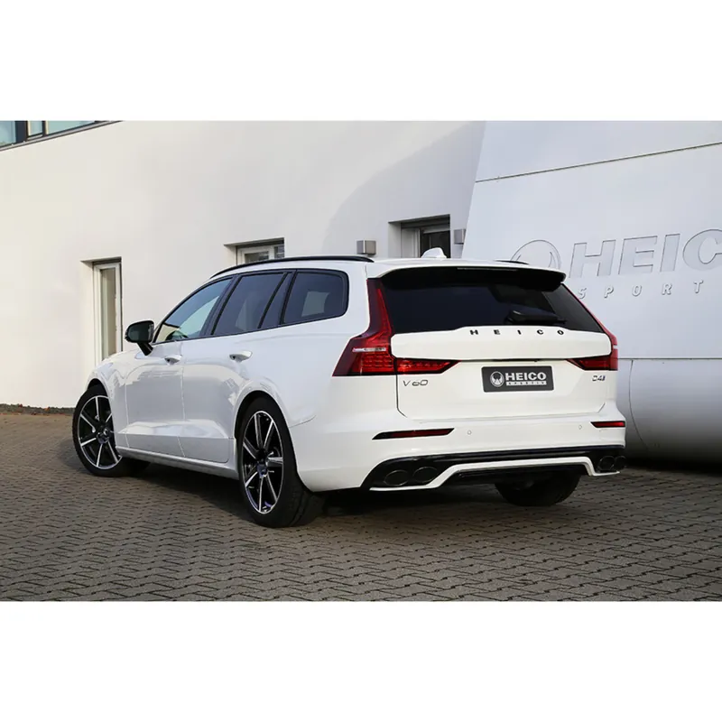 Heico Black Chrome Quad Tailpipe Kit, Volvo S60/V60 T5 2019+ Viral