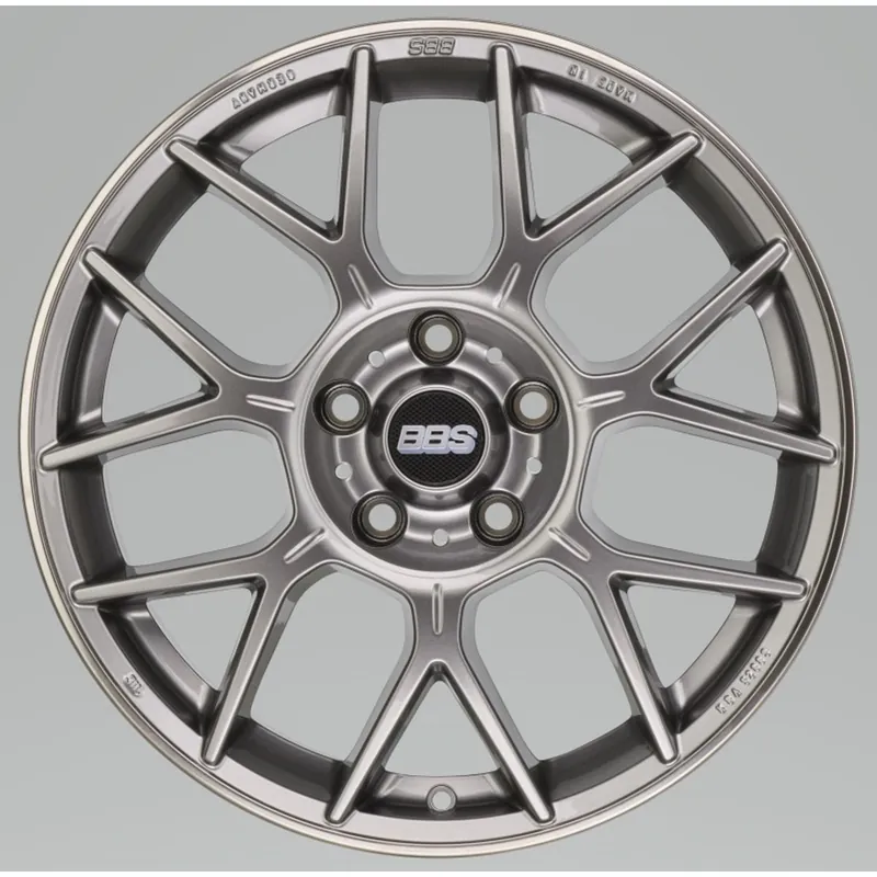 Direct From Factory BBS XR 20x8.5 5x108 ET40 Platinum Gloss Wheel 70mm PFS/Clip Required