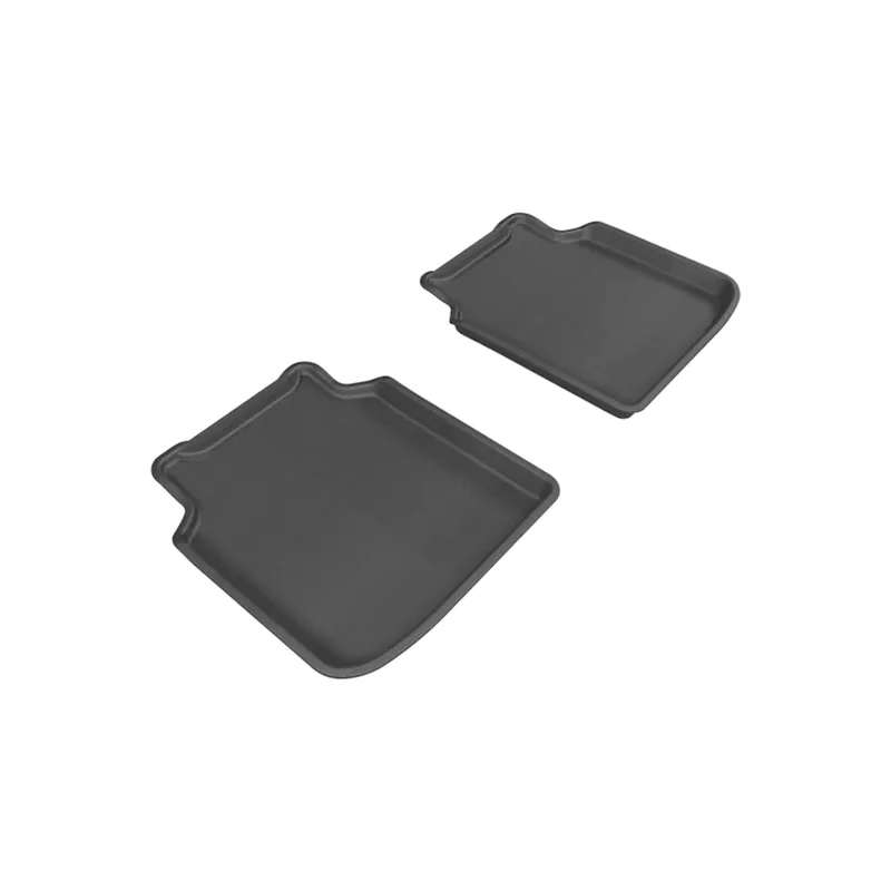 Markdown 3D MAXpider Kagu 2nd Row Black Floor Mat Set, BMW 7 Series LI F02/F04 2009-2012