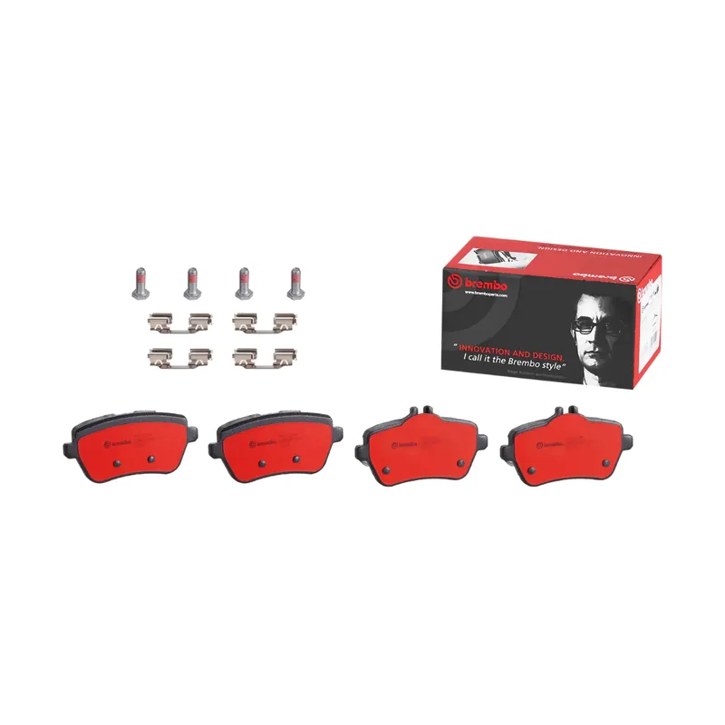 Reduced Price Brembo P50103N Premium NAO Ceramic Rear Brake Pads, Mercedes-Benz Maybach S550 2017