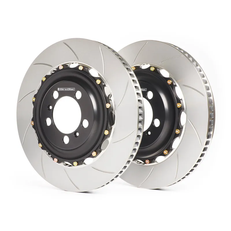 Best Seller GiroDisc A2-217 2-Piece Slotted Rear Brake Rotor Upgrade, 2019+ Hyundai Veloster N w/Performance Package / 21-23 Hyundai Kona N