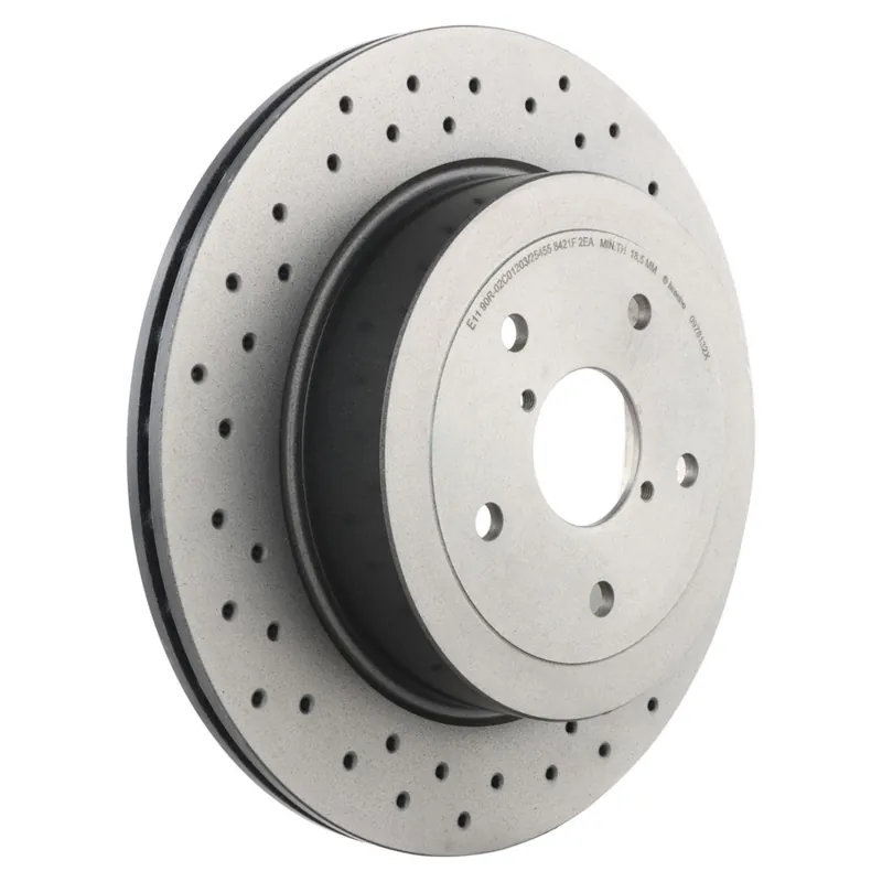 Bulk Order Brembo 09.7813.2X Prime Xtra Cross Drilled UV Coated Rear Brake Rotor, Subaru Impreza 2005–2007