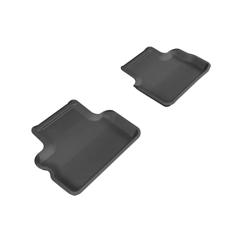 Fan Favorite 3D MAXpider Kagu 2nd Row Black Floor Mat Set, Mini Clubman 2008-2014