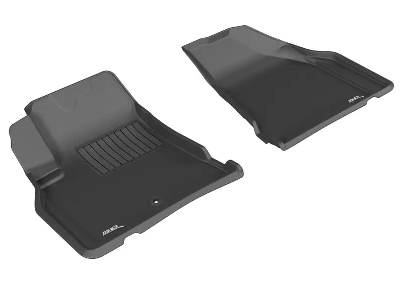 3D MAXpider 2008-2017 Buick/Chevrolet/GMC Enclave/Traverse/Acadia Kagu 1st Row Floormat - Black Free Delivery