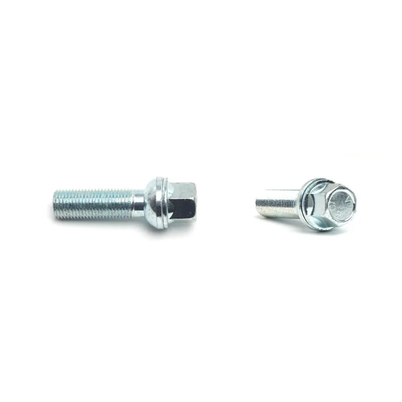 H&R 14548033 48mm Wheel Bolt, M14x1.5 VW/Audi Ball Seat Silver Popular