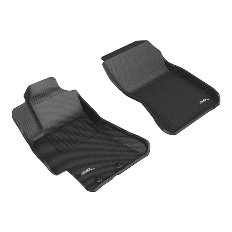 3D MAXpider Kagu 1st Row Black Floor Mat Set, Subaru Impreza / WRX / 08-14 Impreza WRX STI 2008-2011 Brand New