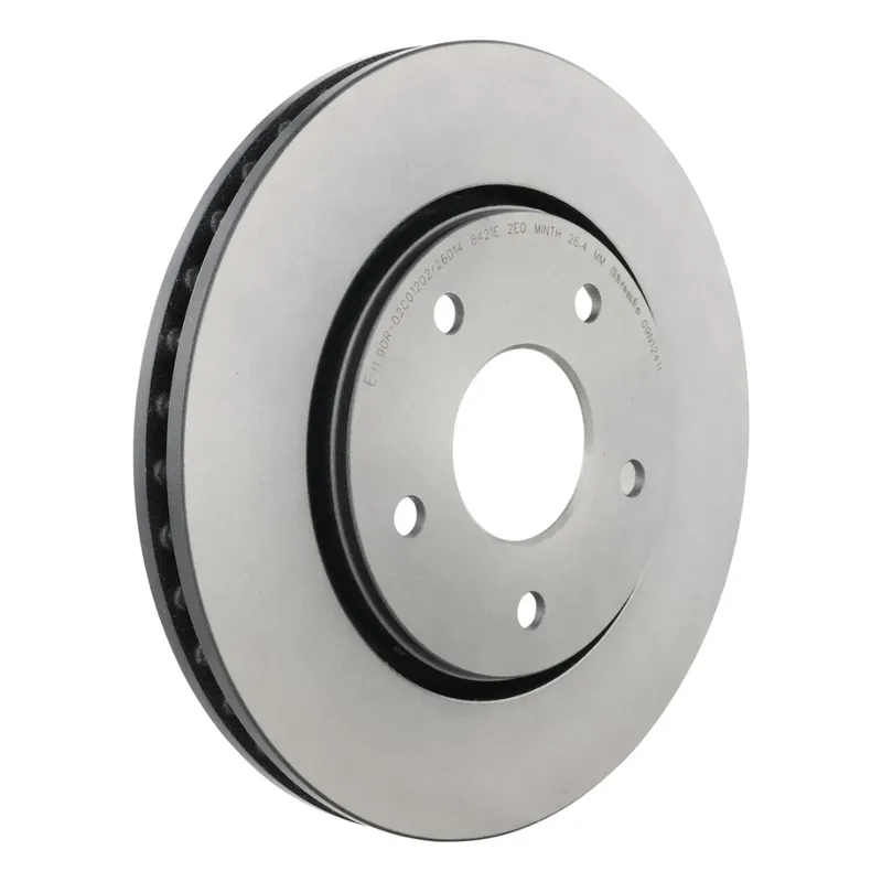 Grab Now Brembo 09.N124.11 Prime UV Coated Front Brake Rotor, Chrysler Town & Country 2008–2016, Dodge Grand Caravan 2008–2016