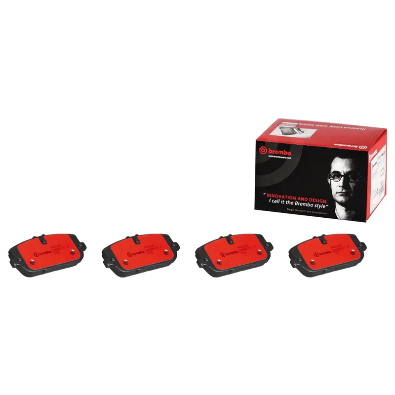Grab Now Brembo P49044N Premium NAO Ceramic Rear Brake Pads, Fiat 124 Spider 2017-2020 / Mazda MX-5 Miata 2006-2020