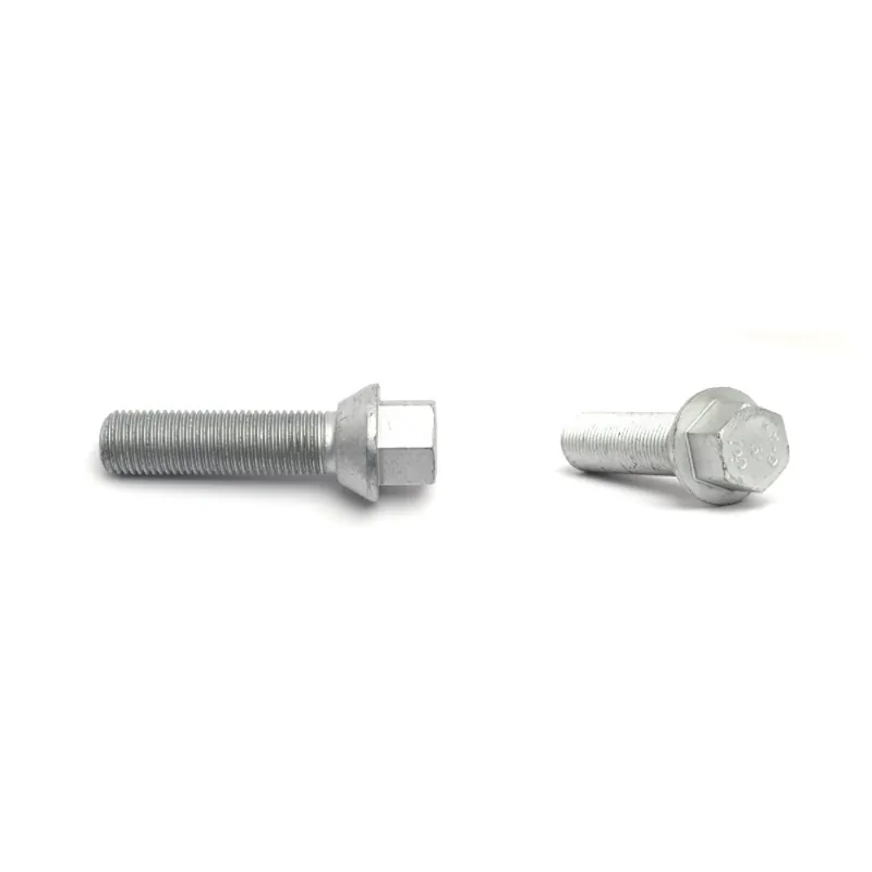 H&R 1455501 55mm Wheel Bolt, M14x1.5 Tapered Seat Silver Handmade