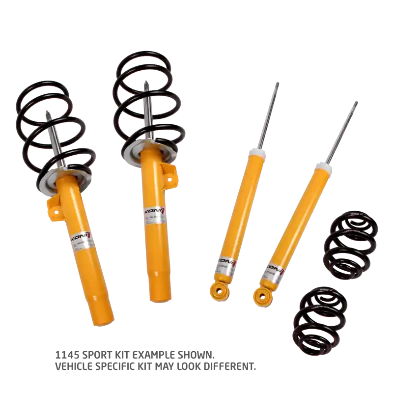 Koni 1145 1135 Sport Kit, Audi A6 Quattro 6cyl Sedan excl. V8 / FWD / Wagon 2005-2011 Exclusive