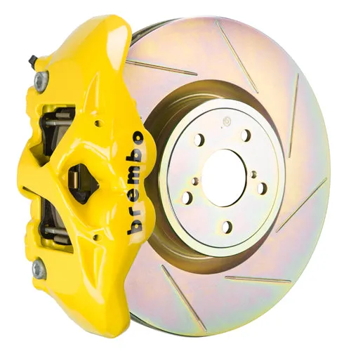 Brembo GT Systems Monobloc 4 Piston 326mm Slotted Yellow - 2013-2021 Scion FR-S / Subaru BRZ / Toyota 86 In Demand