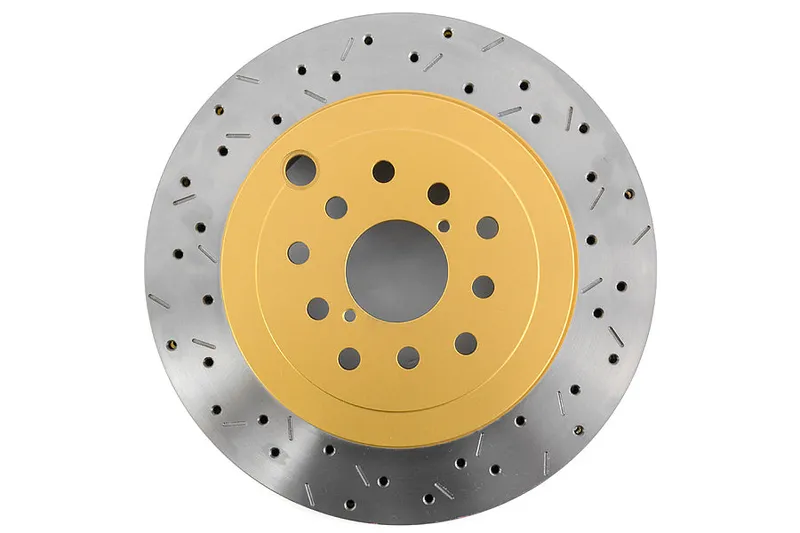 DBA 4000 Series Drilled/Slotted Rotor Single Rear - 2008-2017 Subaru STI Crafted