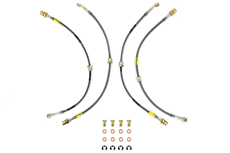 GoodRidge G-Stop Stainless Steel Brake Lines Front/Rear - 1993-2001 Subaru Impreza Free Returns