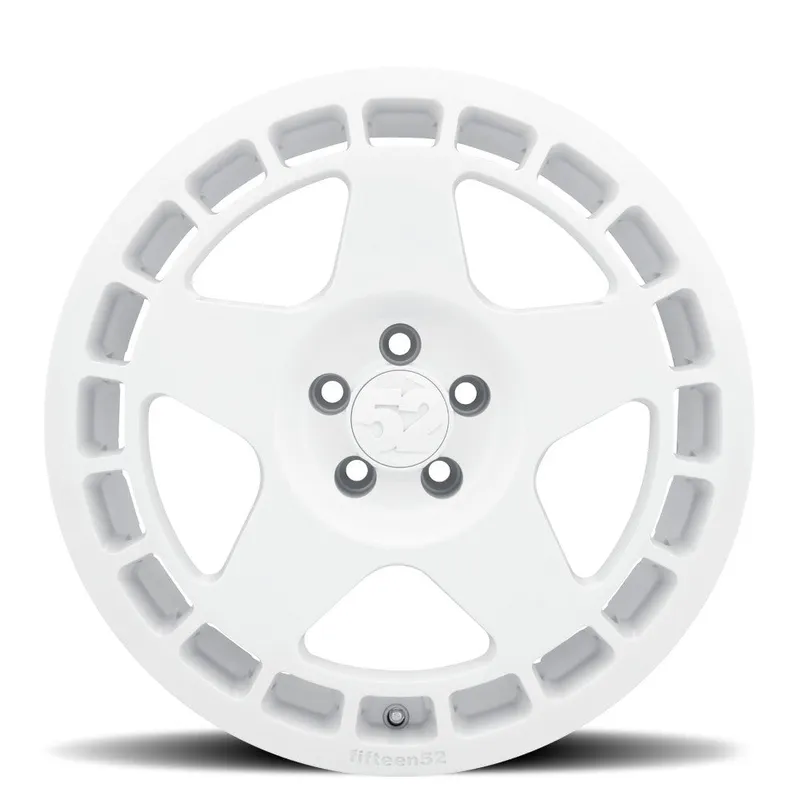One Day Deal fifteen52 Turbomac Rally White 18x8.5 +30 5x114.3 (Single Wheel) - 2015-2023 Subaru WRX / 2015-2021 STI / 2019-2023 Forester