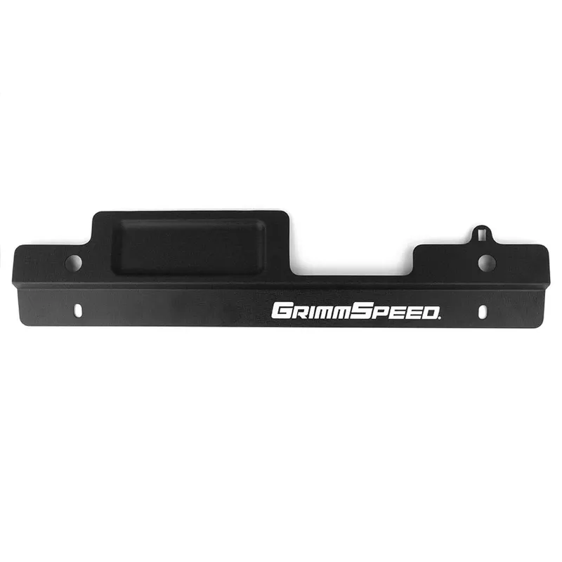 GrimmSpeed Radiator Shroud w/ Tool Tray Black - 2002-2007 Subaru WRX/STI Handmade