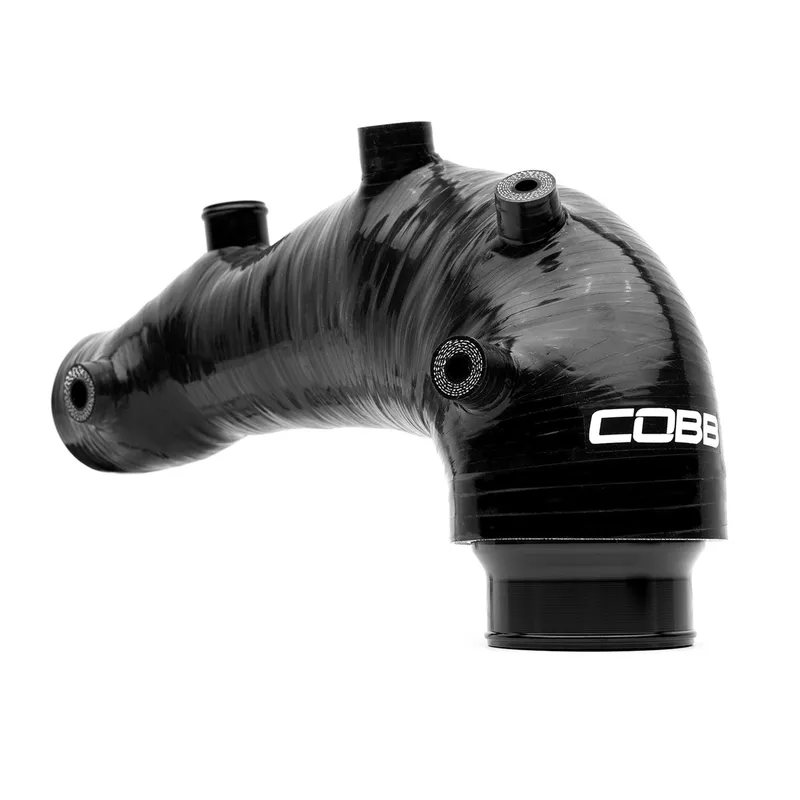 COBB Tuning Silicone Turbo Inlet V2 Black - 2008-2021 Subaru STI Warranty Included